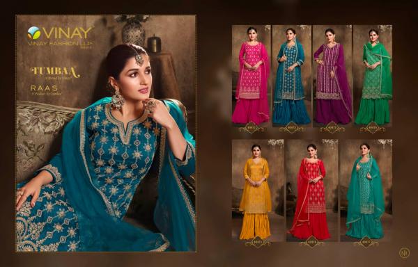 Vinay Tumbaa Raas Georgette Ready Made Party Wear Suits Collection